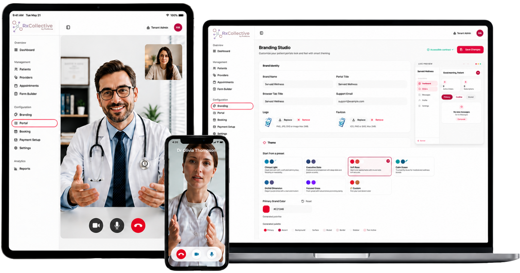 RxCollective Patient Portal and Dashboard